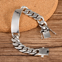 Load image into Gallery viewer, S925 Sterling Silver Half Arc Edge Bracelet
