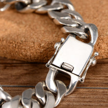 Load image into Gallery viewer, S925 Sterling Silver Half Arc Edge Bracelet
